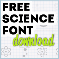 Free Science Font Button copy