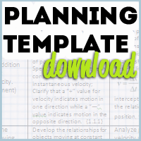 Planning Template Button