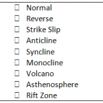 Checklist of Plate Tectonic Terms