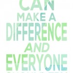 Mrs-Harris-Teaches-Heart-Make-A-Difference-Blue-Poster-Original