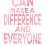 Mrs-Harris-Teaches-Heart-Make-A-Difference-Pink-Poster