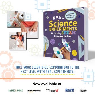 Real Science Experiments: 40 Exciting STEAM Activities for Kids Book Cover