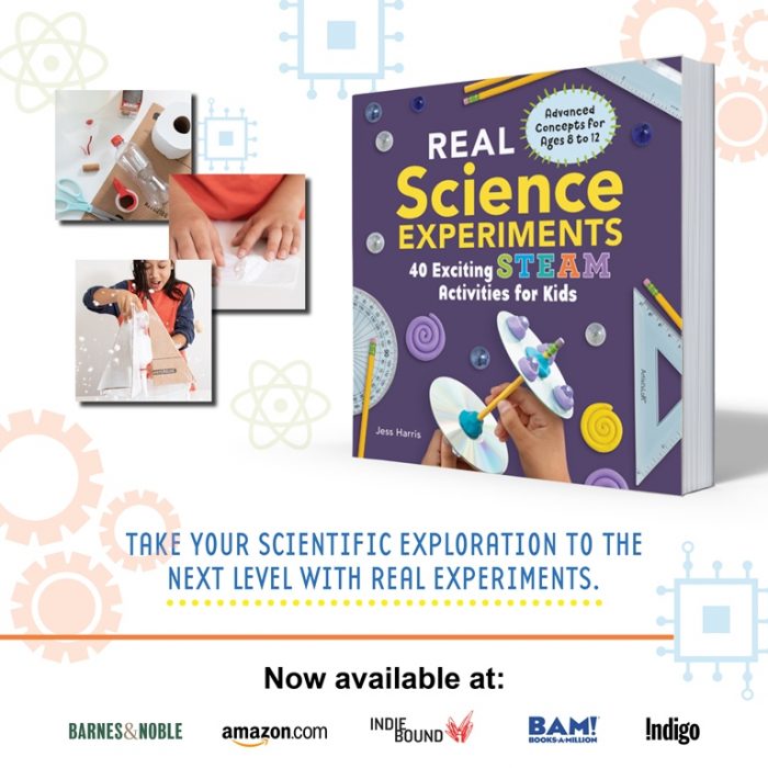 Real Science Experiments: 40 Exciting STEAM Activities for Kids Book Cover